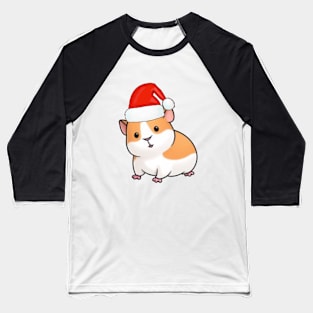 Guinea Pig Santa Baseball T-Shirt